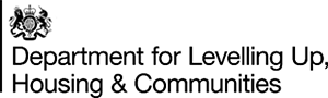 Dpt for Levelling up logo
